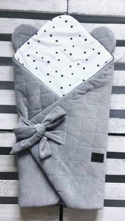 Rożek niemowlęcy Royal Baby - Grey/Grey - Sleepee